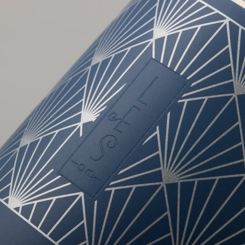 Кружка Ingver, синяя с гравировкой и деколью Кружка Ingver, синяя с гравировкой и деколью