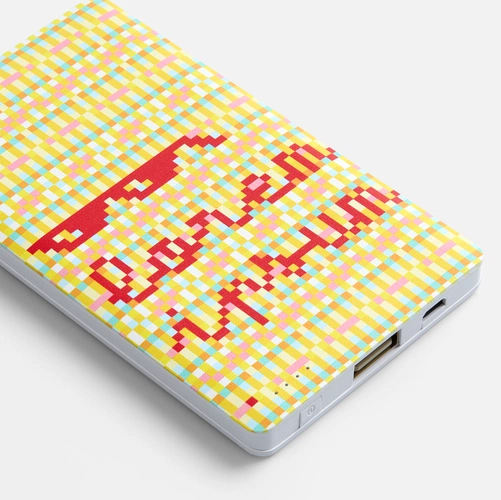 Аккумулятор Easy Trick ver.2, белый с УФ-печатью и тампопечатью