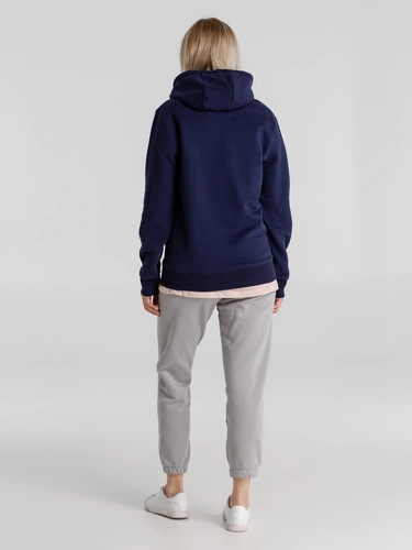 Толстовка с капюшоном унисекс King, темно-синяя Толстовка с капюшоном унисекс King, темно-синяя