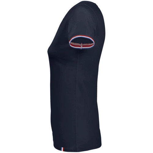 Футболка женская Rainbow Women, темно-синяя с ярко-синим Футболка женская Rainbow Women, темно-синяя с ярко-синим