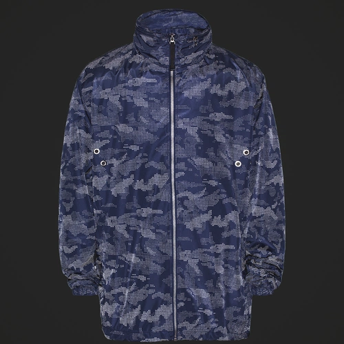 Ветровка светоотражающая Lattvind, черная Ветровка светоотражающая Lattvind, черная