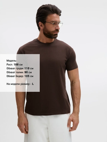 Футболка унисекс Regent 150, темно-коричневая (шоколад) Футболка унисекс Regent 150, темно-коричневая (шоколад)
