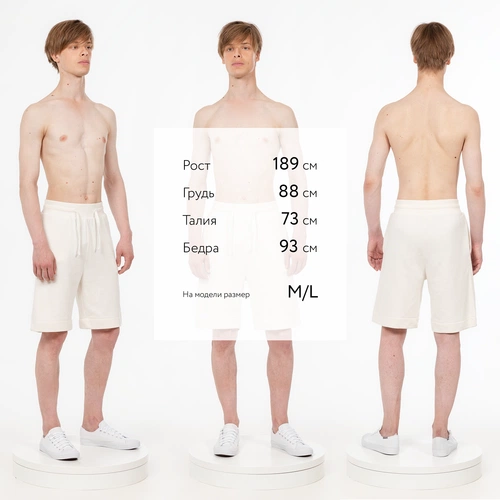 Шорты J3, молочно-белые Шорты J3, молочно-белые