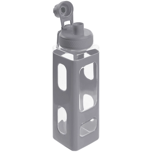 Бутылка для воды Square Fair, серая Бутылка для воды Square Fair, серая