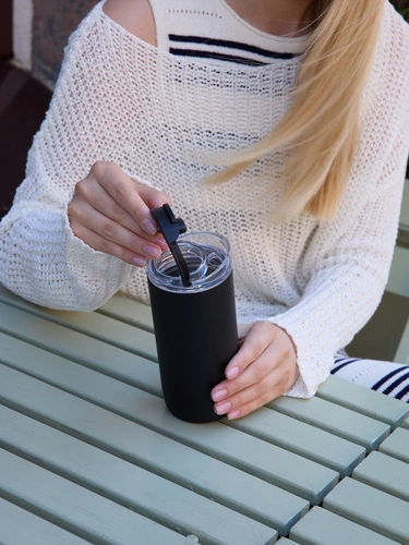 Термостакан Voima, черный Термостакан Voima, черный