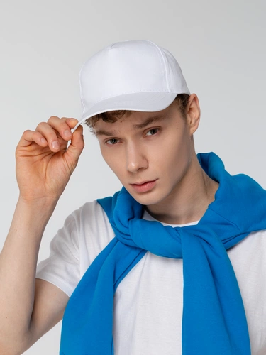 Бейсболка Promo, белая Бейсболка Promo, белая