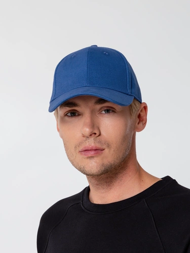 Бейсболка Hillside, синяя Бейсболка Hillside, синяя