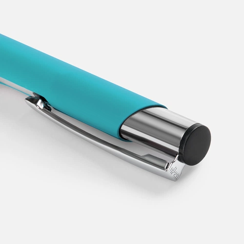 Ручка шариковая Keskus Soft Touch, бирюзовая Ручка шариковая Keskus Soft Touch, бирюзовая