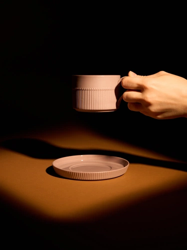 Чайная пара Pastello Moderno, розовая Чайная пара Pastello Moderno, розовая