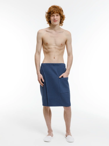 Банный набор Heat Therapy ver.2, мужской, темно-синий Банный набор Heat Therapy ver.2, мужской, темно-синий