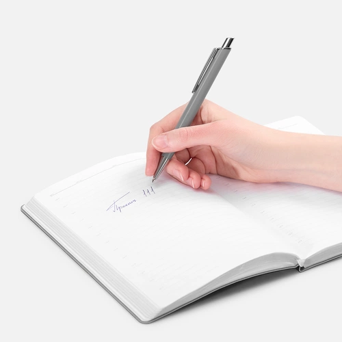 Ручка шариковая Konvent, матовая, серая Ручка шариковая Konvent, матовая, серая