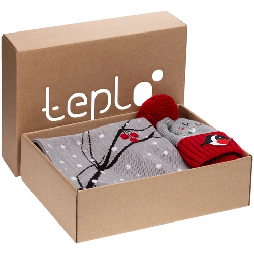 Коробка Teplo, большая, крафт Коробка Teplo, большая, крафт