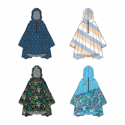 Дождевик-пончо AquaStop взрослый на заказ, разноцветный, единый размер Дождевик-пончо AquaStop взрослый на заказ, разноцветный, единый размер