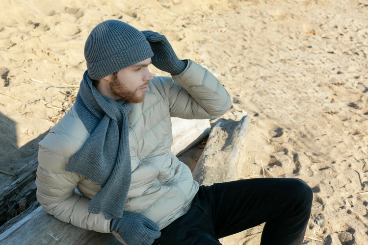 Шапка Bernard, серый меланж Шапка Bernard, серый меланж