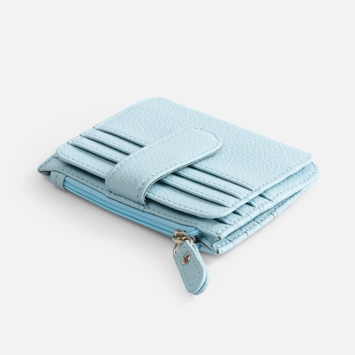 Картхолдер на молнии Unison, голубой Картхолдер на молнии Unison, голубой