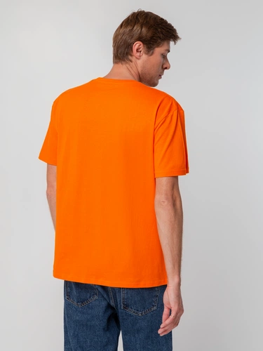 Футболка унисекс T-bolka 140, оранжевая Футболка унисекс T-bolka 140, оранжевая