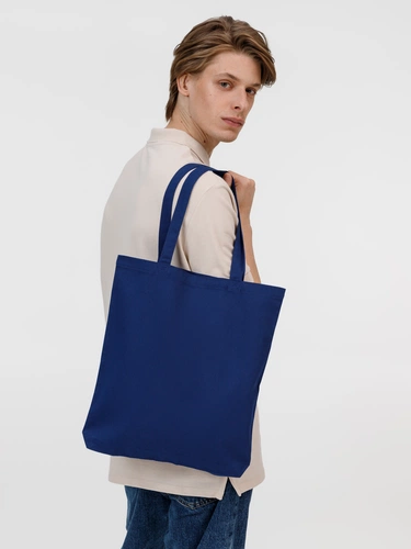 Холщовая сумка Strong 210, темно-синяя Холщовая сумка Strong 210, темно-синяя