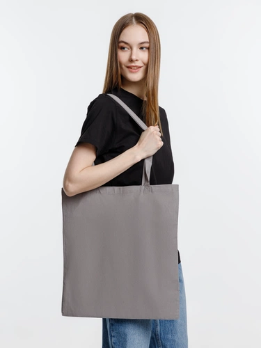 Холщовая сумка Optima 135, серая Холщовая сумка Optima 135, серая