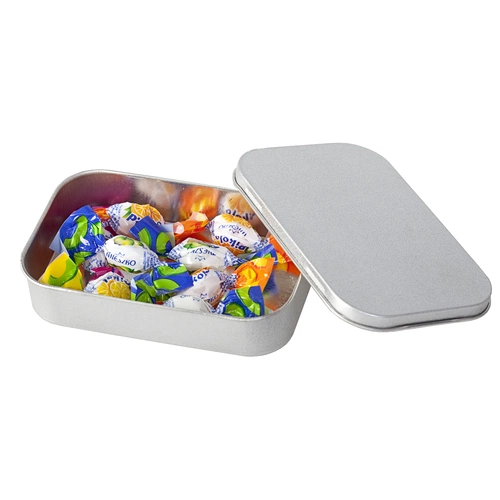 Коробка Pragmax S, прямоугольная, серебристая Коробка Pragmax S, прямоугольная, серебристая