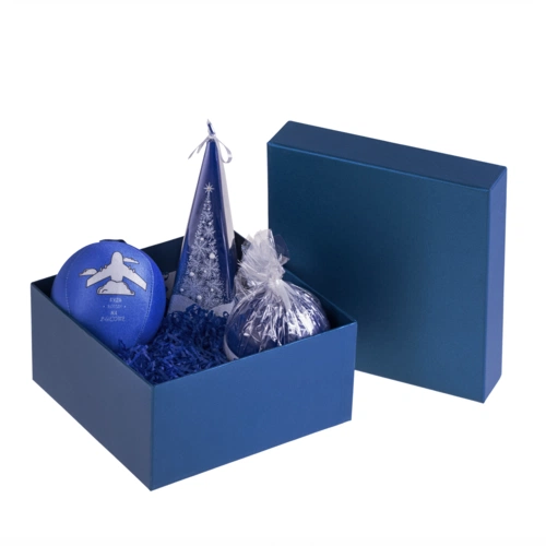 Коробка Satin, малая, синяя Коробка Satin, малая, синяя
