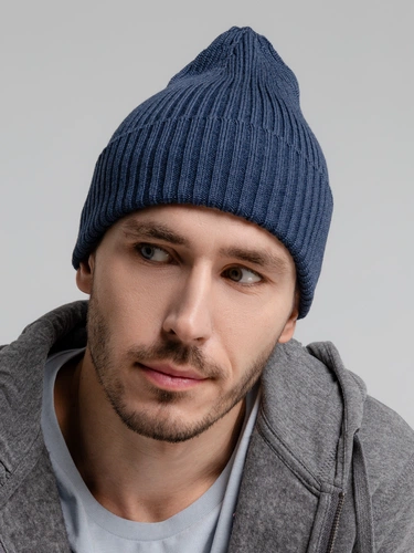 Шапка Stout, синий меланж Шапка Stout, синий меланж