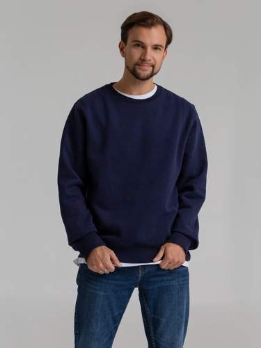 Свитшот унисекс King, темно-синий Свитшот унисекс King, темно-синий