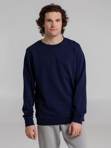 Свитшот унисекс BNC Inspire (Organic), темно-синий Свитшот унисекс BNC Inspire (Organic), темно-синий