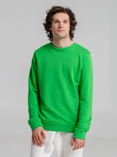 Свитшот унисекс BNC Inspire (Organic), зеленый Свитшот унисекс BNC Inspire (Organic), зеленый