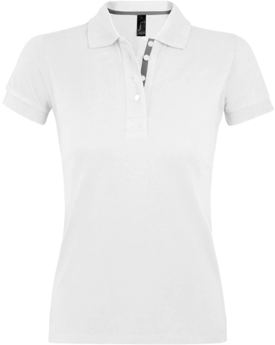 Рубашка поло женская Portland Women 200 белая Рубашка поло женская Portland Women 200 белая
