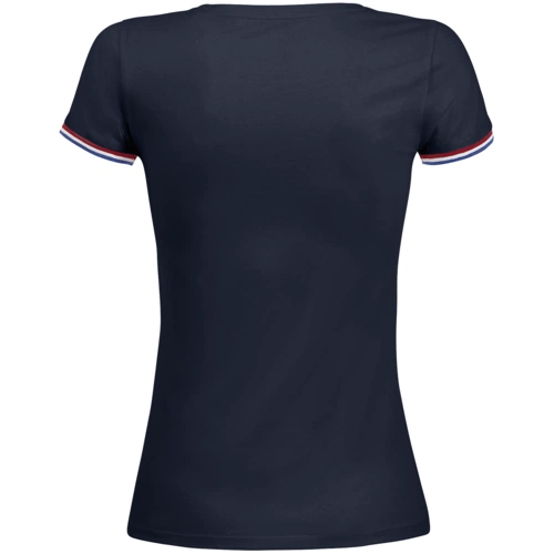 Футболка женская Rainbow Women, темно-синяя с ярко-синим Футболка женская Rainbow Women, темно-синяя с ярко-синим