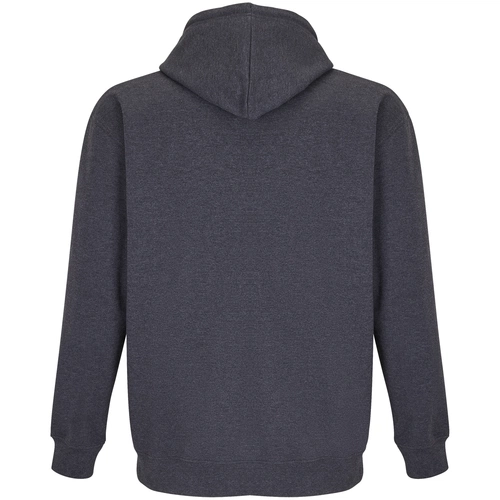 Толстовка унисекс Carter, черный меланж Толстовка унисекс Carter, черный меланж