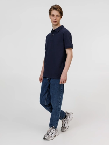 Рубашка поло унисекс Pacific, кобальт (темно-синяя) Рубашка поло унисекс Pacific, кобальт (темно-синяя)