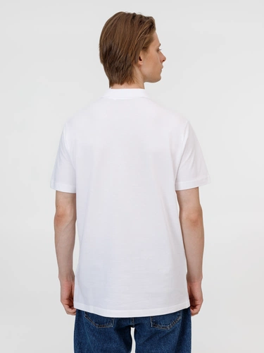 Рубашка поло унисекс Pulse, белая Рубашка поло унисекс Pulse, белая