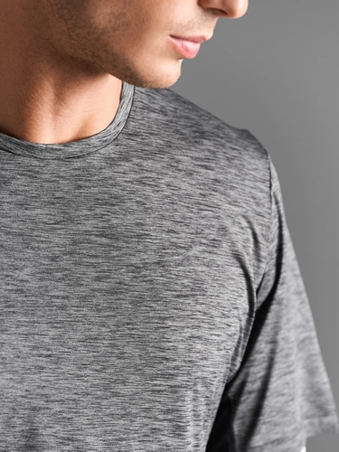 Футболка спортивная унисекс Storm, черная Футболка спортивная унисекс Storm, черная