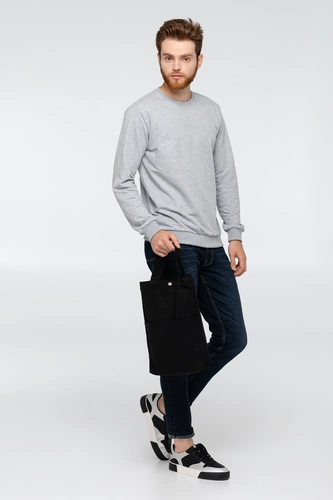 Сумка холщовая через плечо Artspace, черная Сумка холщовая через плечо Artspace, черная