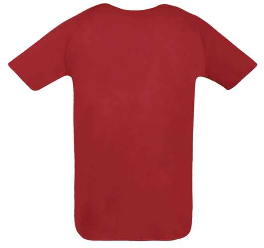 Футболка унисекс Sporty 140, красная Футболка унисекс Sporty 140, красная