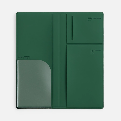 Дорожный органайзер Dorset, зеленый Дорожный органайзер Dorset, зеленый