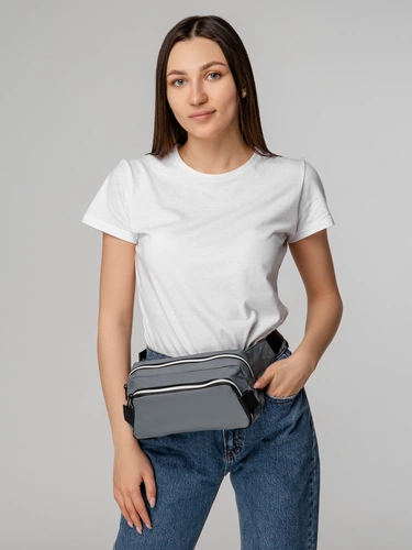 Поясная сумка Tabby, серая Поясная сумка Tabby, серая