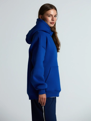 Худи Kulonga Oversize, ярко-синее Худи Kulonga Oversize, ярко-синее