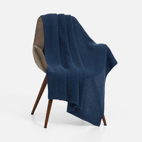 Плед Serenita, синий (джинс) Плед Serenita, синий (джинс)