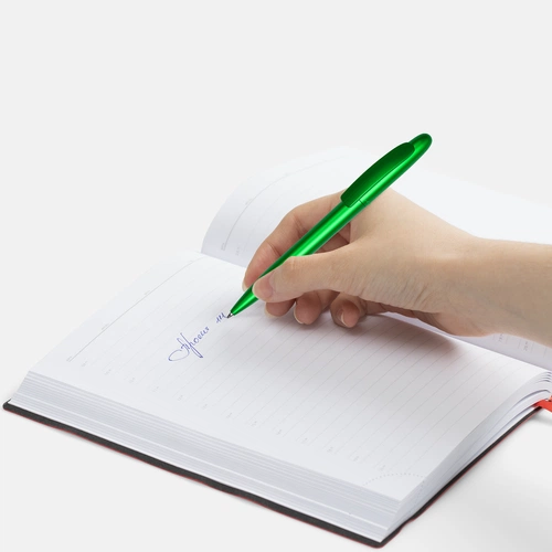 Ручка шариковая Moor Silver, зеленый металлик Ручка шариковая Moor Silver, зеленый металлик