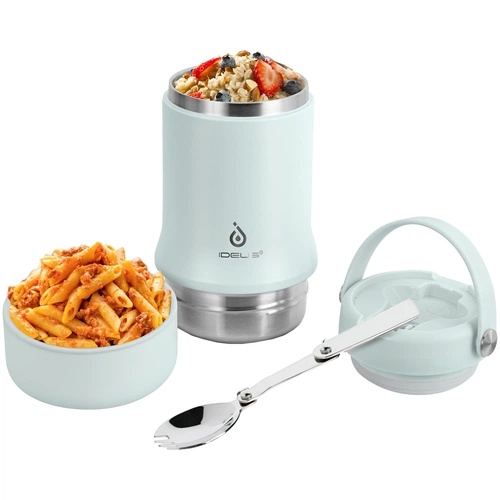 Термос для еды Tabenodo, голубой Термос для еды Tabenodo, голубой