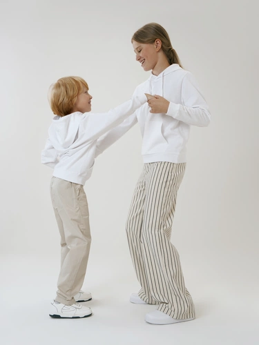 Худи детское Kirenga Kids 2.0, белое Худи детское Kirenga Kids 2.0, белое