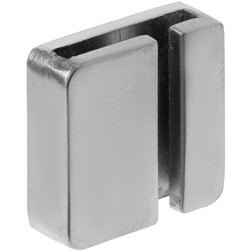 Квадратный шильдик на резинку Epoxi, матовый серебристый Квадратный шильдик на резинку Epoxi, матовый серебристый