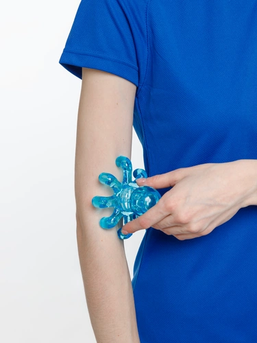 Мини-массажер Krake, синий Мини-массажер Krake, синий