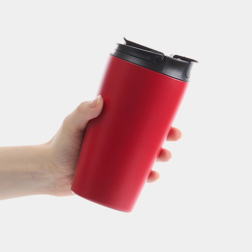 Термостакан с двумя поильниками Duetta, красный Термостакан с двумя поильниками Duetta, красный