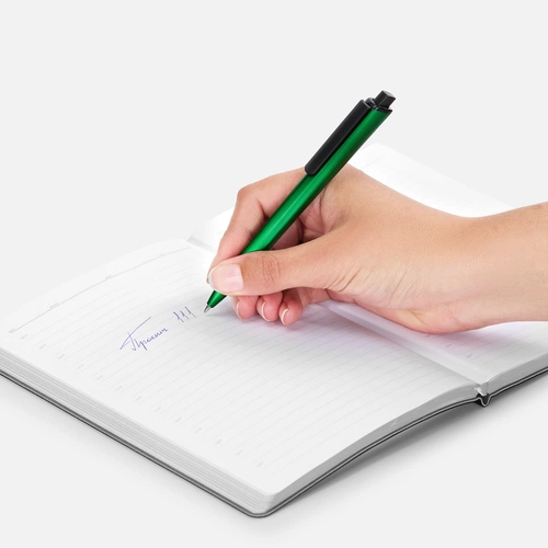 Ручка шариковая Informa, металлик, зеленая Ручка шариковая Informa, металлик, зеленая