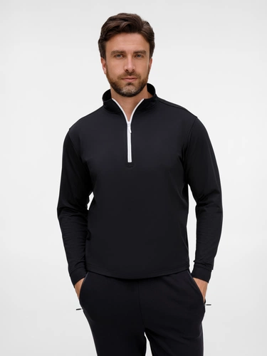 Свитшот на молнии Morfiss, черный Свитшот на молнии Morfiss, черный