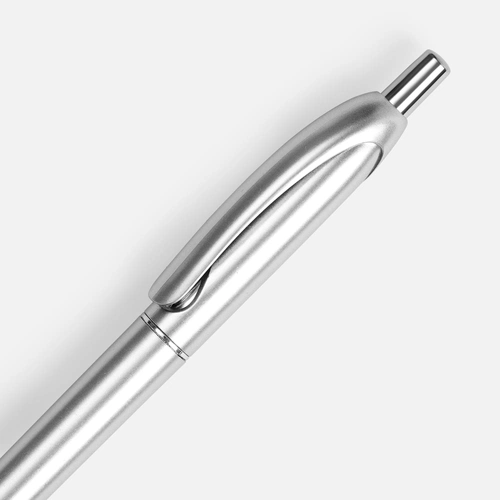 Ручка шариковая Bright Spark, серебристая Ручка шариковая Bright Spark, серебристая