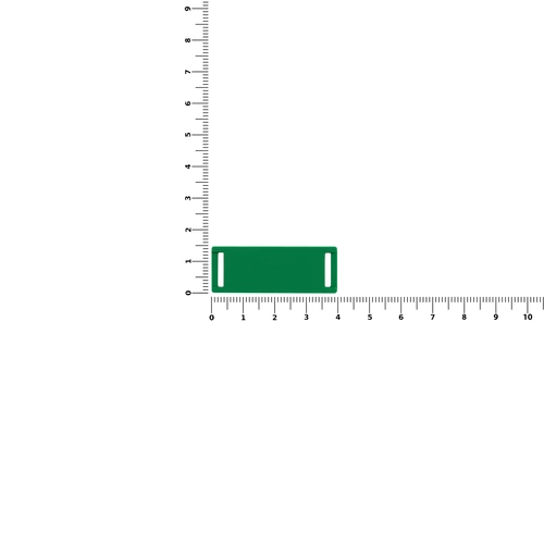 Лейбл из ПВХ Kova, зеленый Лейбл из ПВХ Kova, зеленый